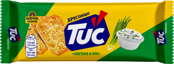 Крекер TUC Sour Cream and Onion Сметана и лук, 100г, вид