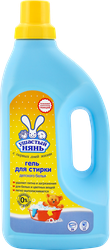 Жидкое средство для стирки детских вещей УШАСТЫЙ НЯНЬ, 1,2л, вид