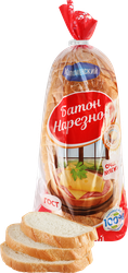Батон КОЛОМЕНСКОЕ Нарезной, в нарезке, 400г, детальное фото