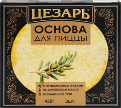 Основа для пиццы ЦЕЗАРЬ на оливковом масле с прованскими травами, 450г, фотография