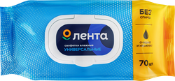 Изображение товара Салфетки влажные ЛЕНТА универсальные, 70шт