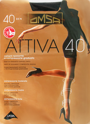 Изображение товара Колготки женские OMSA Attiva 40 den nero 2