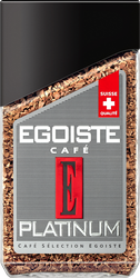 Кофе растворимый EGOISTE Platinum сублимированный, ст/б, 100г, вид