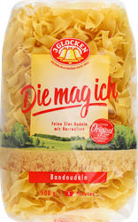 Макароны 3 GLOCKEN Die mag ich feine Eiernudeln короткая прямая лапша, 500г, фотография