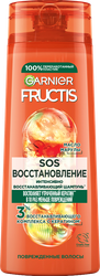 Шампунь для секущихся и очень поврежденных волос FRUCTIS Sos Восстановление укрепляющий, 400мл, фото