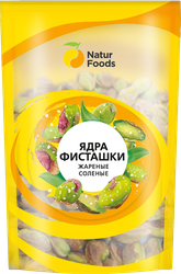 Ядра фисташки NATURFOODS жареные соленые, 100г, изображение