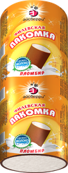 Изображение товара Мороженое ФИЛЕВСКОЕ Филевская лакомка пломбир во взбитой шоколадной  глазури 15%, без змж, трубочка, 90г