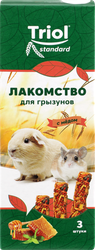 Лакомство для грызунов TRIOL с медом, 3шт, изображение