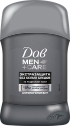 Дезодорант-антиперспирант стик мужской ДАВ Men Экстразащита, без белых  следов, 50мл, крупный план