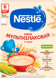 Каша мультизлаковая NESTLE безмолочная, с 6 месяцев, 200г, изображение