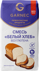 Смесь мучная безглютеновая GARNEC Белый хлеб, 600г, вид
