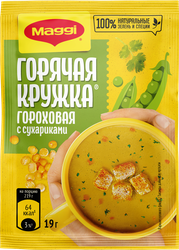 Суп MAGGI Горячая кружка Гороховый с сухариками, 19г, фотография