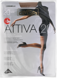 Колготки женские OMSA Attiva 20 den caramello 5, крупный план