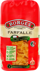 Макароны BORGES Farfalle группа А высший сорт, 500г, фотография