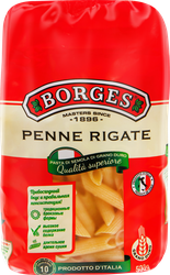 Макароны BORGES Penne группа А высший сорт, 500г, изображение