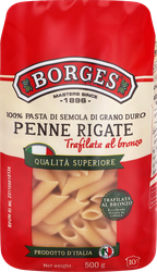 Макароны BORGES Penne группа А высший сорт, 500г, детальное фото