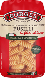 Макароны BORGES Fusilli группа А высший сорт, 500г, вид