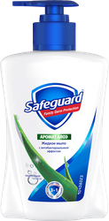 Жидкое мыло SAFEGUARD с ароматом алоэ, с антибактериальным эффектом, 225мл, картинка