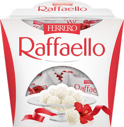 Конфеты RAFFAELLO с цельным миндальным орехом в кокосовой обсыпке, 150г, фото