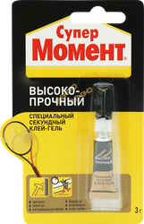 Клей СУПЕР МОМЕНТ высокопрочный, 3г, картинка