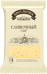 Сыр БРЕСТ-ЛИТОВСК Сливочный 50%, без змж, 200г, детальное фото