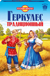 Хлопья овсяные ГЕРКУЛЕС Традиционный, 500г, детальное фото