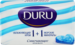 Туалетное мыло DURU 1+1 Морские минералы, 80г, фото