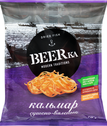 Кальмар сушеный BEERKA, 70г, фото
