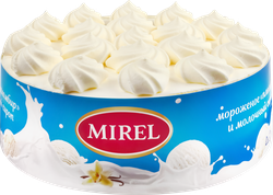 Торт MIREL Пломбирный, 750г, крупный план