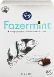 Конфеты FAZER Fazermint с мятной начинкой, 150 г, фото