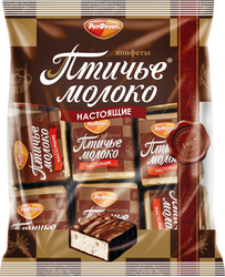 Конфеты РОТ ФРОНТ Птичье молоко сливочно-ванильные, 225г, детальное фото