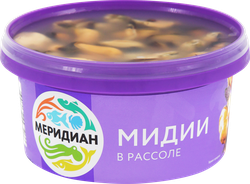 Мидии МЕРИДИАН в рассоле, 430г, детальное фото