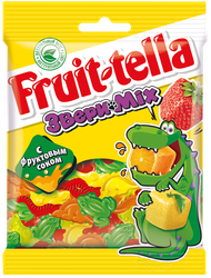 Мармелад жевательный FRUIT-TELLA Звери микс, 70г, детальное фото