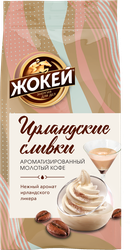 Кофе молотый ЖОКЕЙ Ирландские сливки, 150г, крупный план