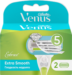 Кассеты сменные для бритья GILLETTE Venus Embrace, 2шт, крупный план