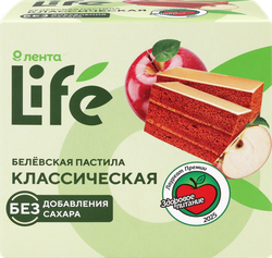 Пастила ЛЕНТА LIFE Белевская Классическая, без сахара, 200г, вид