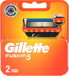 Кассеты сменные для бритья GILLETTE Fusion5, 2шт, фотография