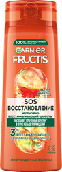 Шампунь для секущихся и очень поврежденных волос FRUCTIS Sos Восстановление, 250мл, крупный план