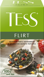 Чай зеленый TESS Flirt листовой, 100г, изображение