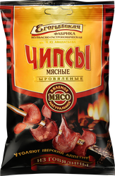 Чипсы мясные сыровяленые КФ ЕГОРЬЕВСКАЯ из говядины, 30г, картинка