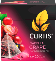 Чай черный CURTIS Isabella Grape с ароматом винограда, 20пак, изображение