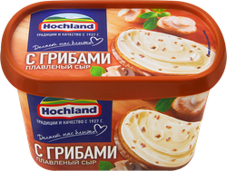 Сыр плавленый HOCHLAND с грибами 55%, без змж, 400г, детальное фото