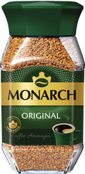 Кофе растворимый MONARCH Original натуральный сублимированный, 190г, крупный план