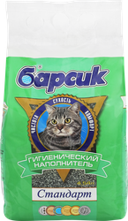 Изображение товара Наполнитель глиняный для кошачьего туалета БАРСИК Стандарт, впитывающий, 4.5л