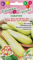 Семена ИП САПРЫКИН Кабачок Мальчуган, 2г, крупный план