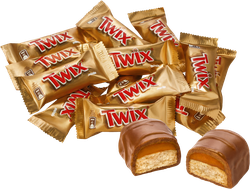 Конфеты TWIX Minis с печеньем и карамелью, покрытые молочным шоколадом, весовые, фото