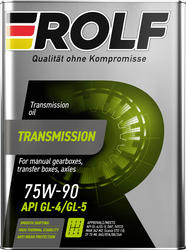 Масло трансмиссионное ROLF 75W-90 GL-4, 4л, вид