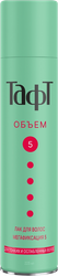 Лак для волос ТАФТ Объем, мегафиксация, 225мл, вид