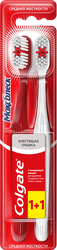Зубная щетка COLGATE Макс Блеск, средней жесткости, 1+1, 2шт, вид