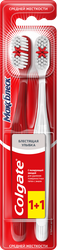 Зубная щетка COLGATE Макс Блеск, средней жесткости, 1+1, 2шт, картинка